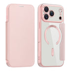 Husă flip Techsuit SmartMag Book iPhone 17 Pro – Roz – imagine 8