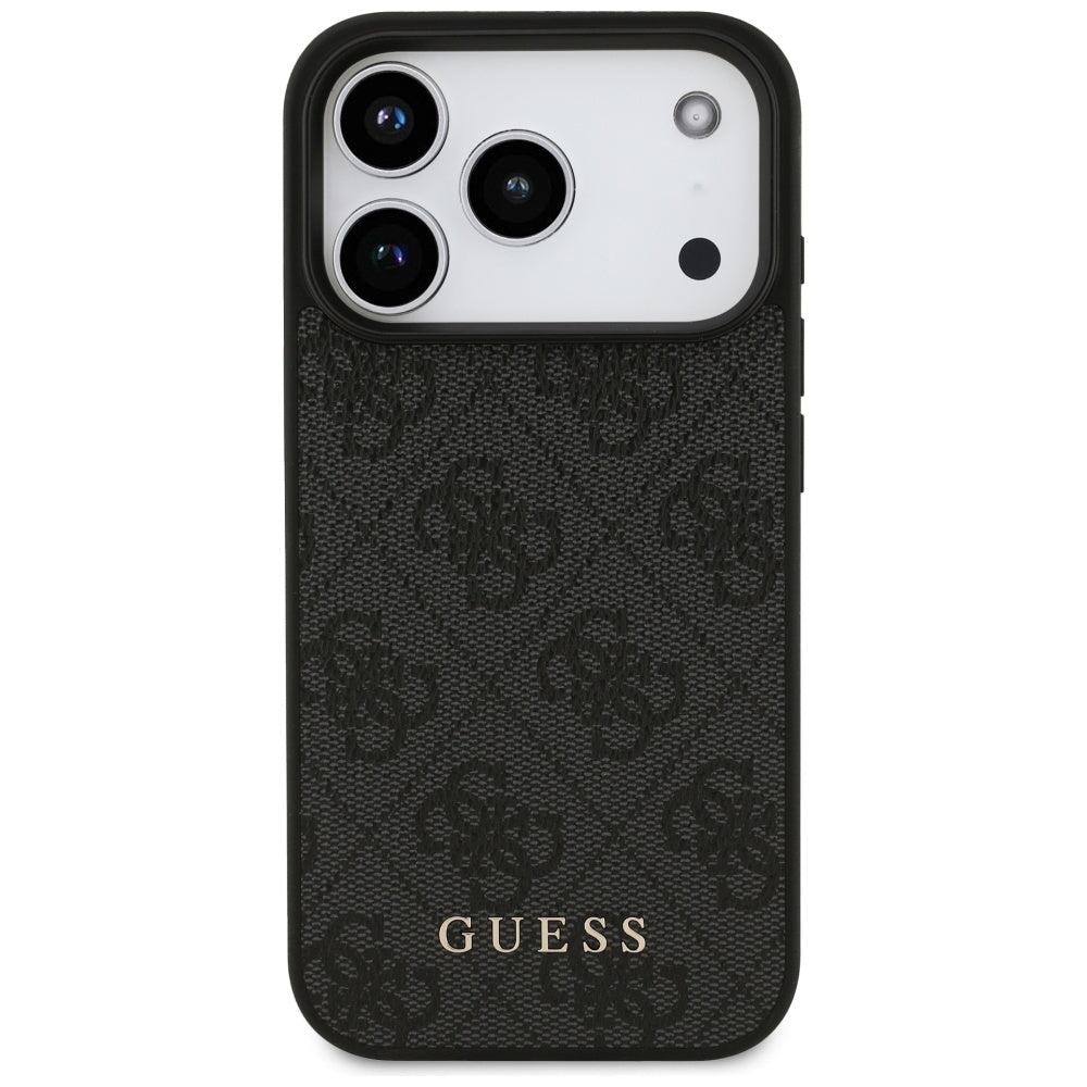 Husă Guess iPhone 17 Pro Hardcase 4G Classic, negru – imagine 5