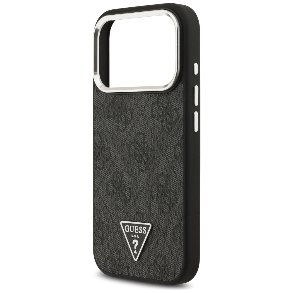 Husă Guess iPhone 17 Pro 4G Triangle Logo, negru (GUHMP17LP4TSRCMK) – imagine 5