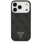 Husă Guess iPhone 17 Pro 4G Triangle Logo, negru (GUHMP17LP4TSRCMK) – imagine 2