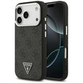 Husă Guess iPhone 17 Pro 4G Triangle Logo, negru (GUHMP17LP4TSRCMK) – imagine 1