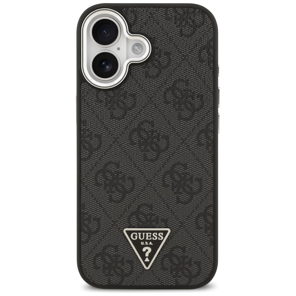 Husă Guess iPhone 17 4G Triangle Logo, negru (GUHMP17SP4TSRCMK) – imagine 1