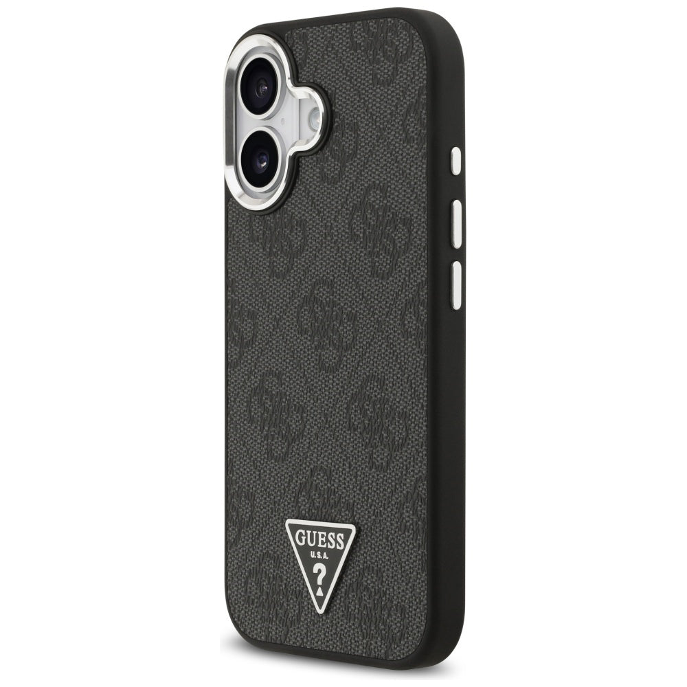 Husă Guess iPhone 17 4G Triangle Logo, negru (GUHMP17SP4TSRCMK) – imagine 3