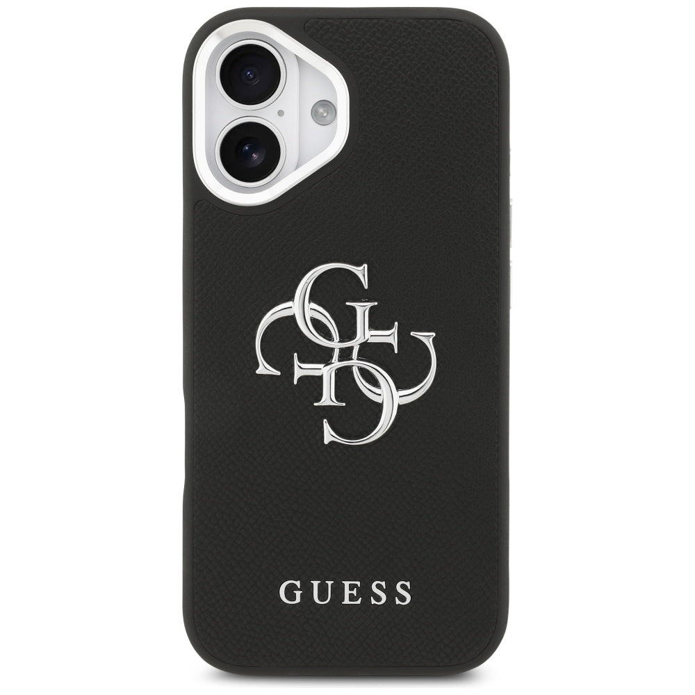 Husă Guess iPhone 17 4G Grained Big and Classic Logo GUHCP17SPG4SMCEK – imagine 1