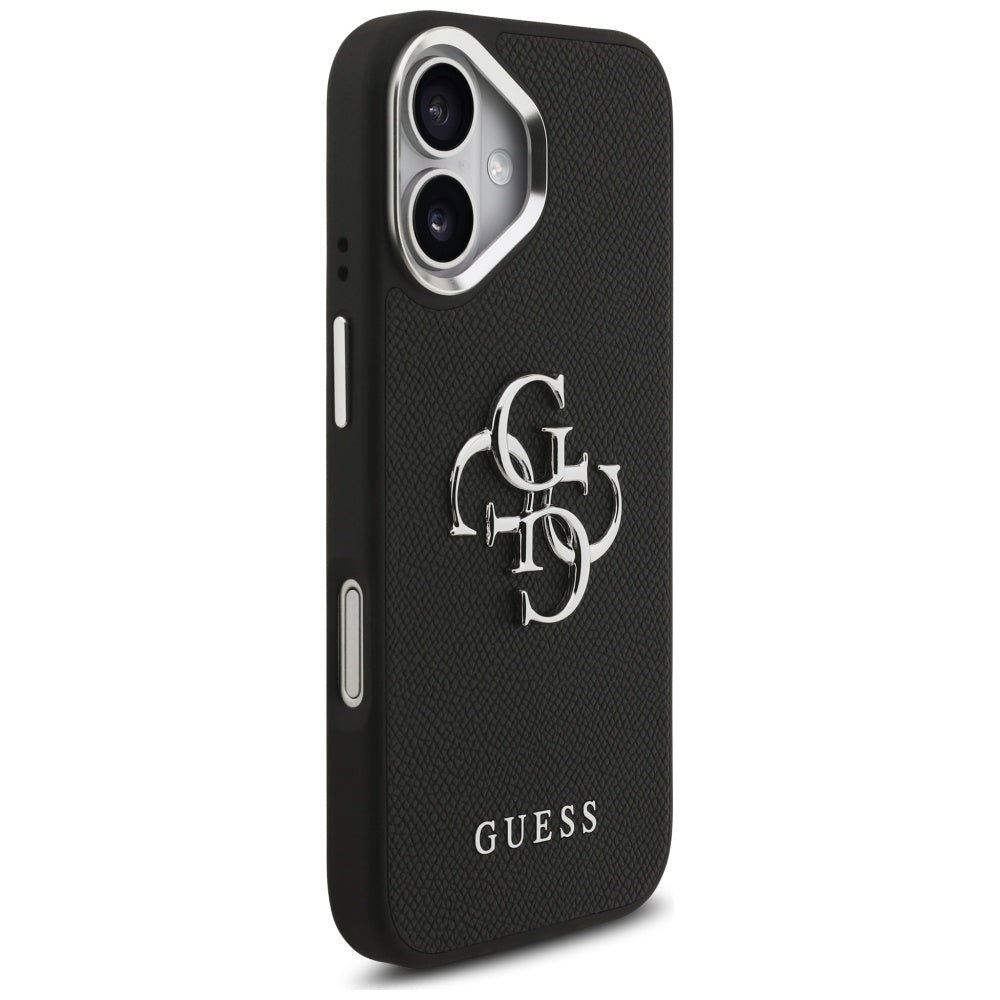 Husă Guess iPhone 17 4G Grained Big and Classic Logo GUHCP17SPG4SMCEK – imagine 2