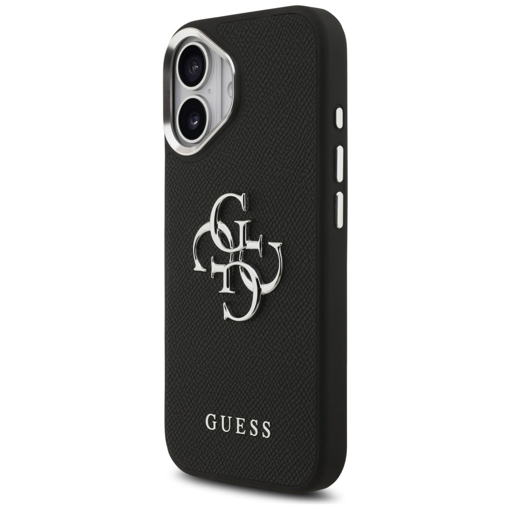 Husă Guess iPhone 17 4G Grained Big and Classic Logo GUHCP17SPG4SMCEK – imagine 5