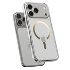 Husă Spigen Ultra Hybrid MagSafe iPhone 17 Pro – Transparent / Auriu – imagine 5