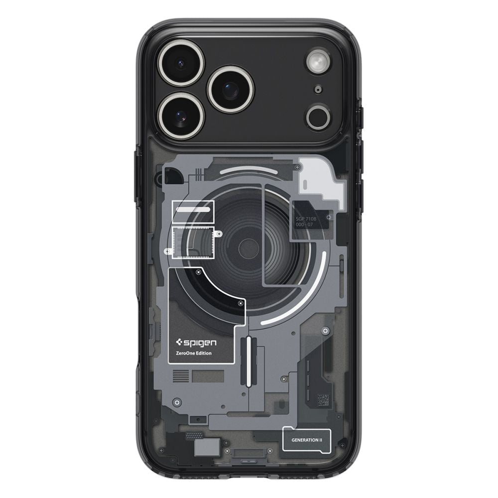 Husă Spigen Ultra Hybrid Zero One MagSafe iPhone 17 Pro Max – Negru – imagine 2