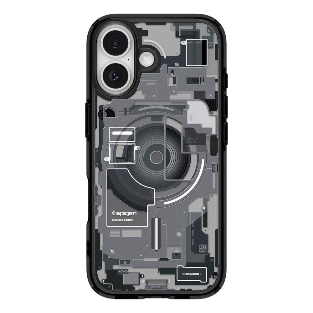 Husă Spigen Ultra Hybrid Zero One MagSafe iPhone 17 – Negru – imagine 2