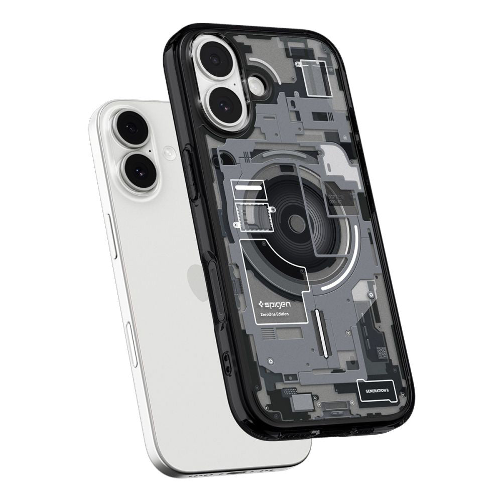 Husă Spigen Ultra Hybrid Zero One MagSafe iPhone 17 – Negru – imagine 4