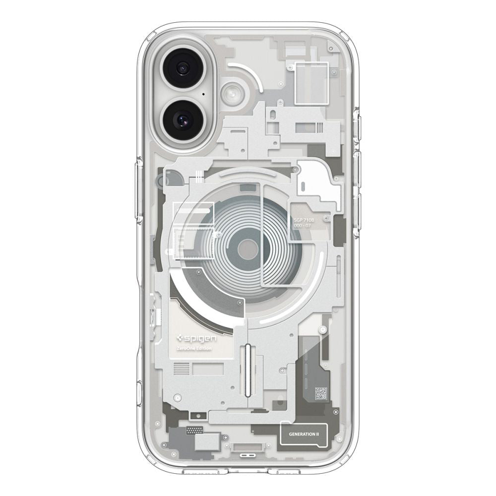 Husă Spigen Ultra Hybrid Zero One MagSafe iPhone 17 – Natural Titanium (titan) – imagine 8