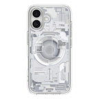 Husă Spigen Ultra Hybrid Zero One MagSafe iPhone 17 – Alb – imagine 11