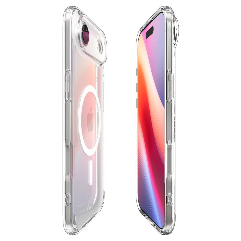 Husă Spigen Ultra Hybrid MagSafe iPhone Air – Transparent / Alb – imagine 5
