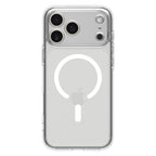 Husă Spigen Ultra Hybrid MagSafe iPhone 17 Pro Max – Frost White (alb mat) – imagine 12