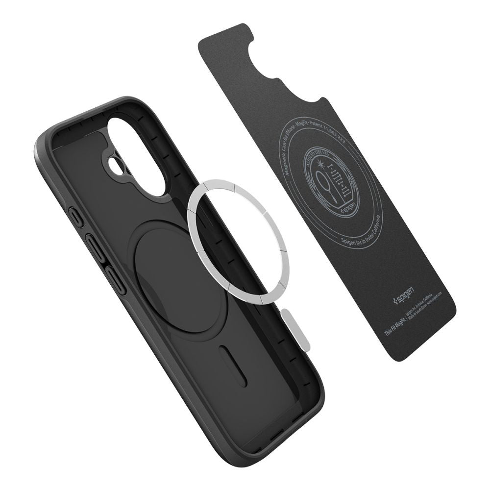 Husă Spigen Thin Fit MagSafe iPhone 17 – Negru – imagine 6