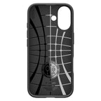 Husă Spigen Liquid Air iPhone 17 – Negru mat – imagine 4