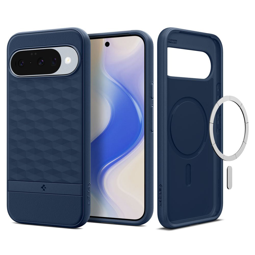 Husă Caseology Parallax MagFit Pixel 10 / 10 Pro – Albastru închis (Midnight Blue) – imagine 8