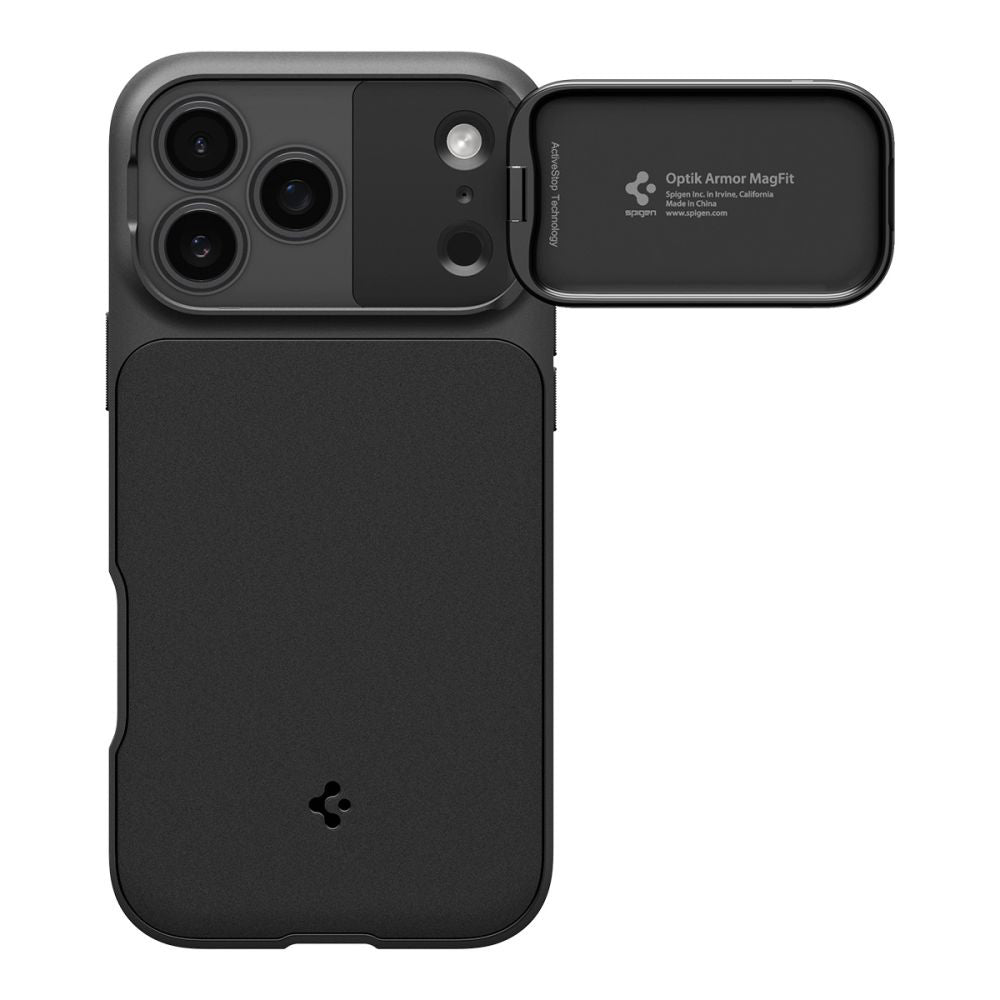 Husă Spigen Optik Armor MagSafe iPhone 18 Pro / 17 Pro – Negru – imagine 2