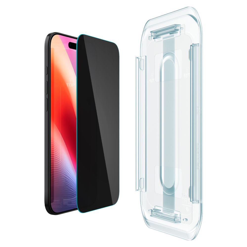 Folie de sticlă privacy Spigen Glas.tR EZ Fit pentru iPhone Air – imagine 7