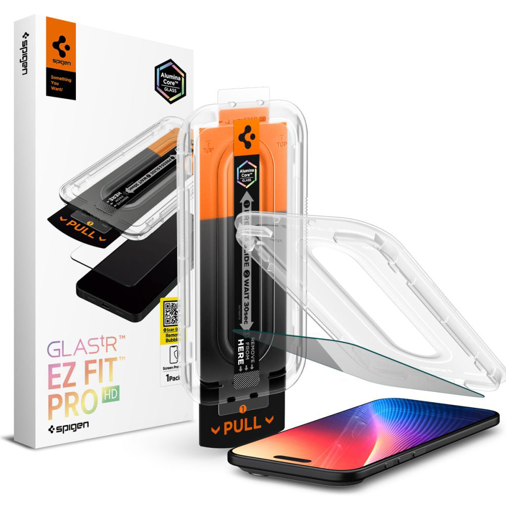 Folie de sticlă privacy Spigen Glas.tR EZ Fit Pro HD pentru iPhone Air – imagine 1