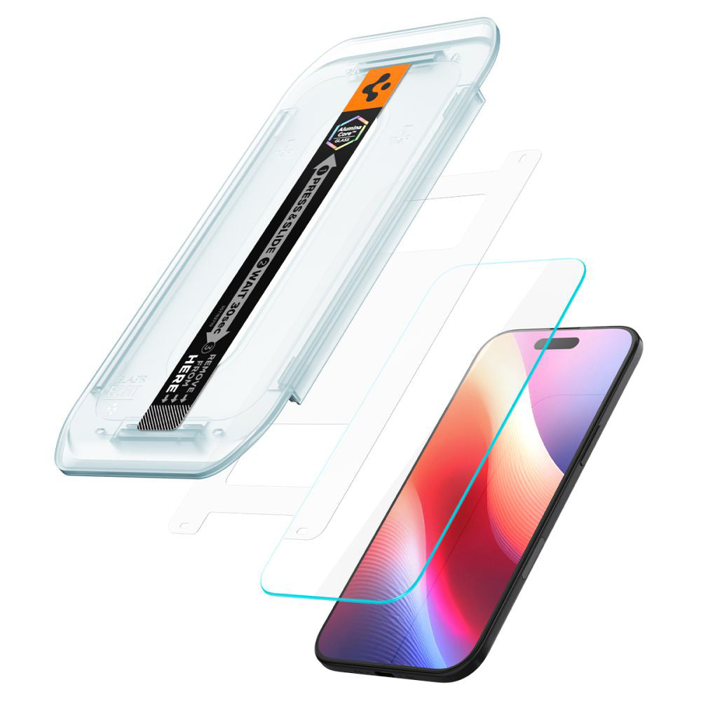 Folie de sticlă Spigen Glas.tR EZ Fit pentru iPhone Air – imagine 3