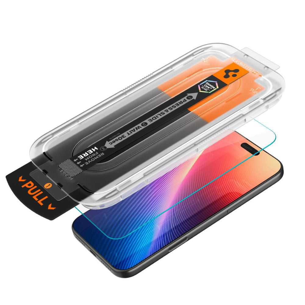 Folie privacy Spigen EZ Fit Pro HD iPhone 17 Pro / 17 / 16 Pro – imagine 4 din 6