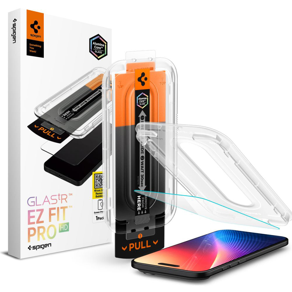 Folie de sticlă Spigen Glas.tR EZ Fit Pro HD pentru iPhone Air – imagine 1