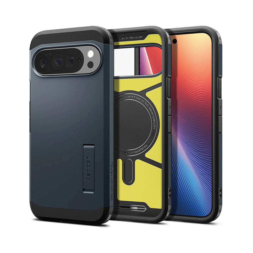 Husă Spigen Tough Armor MagFit Pixel 10 Pro XL – Gri (Metal Slate) – imagine 9