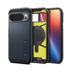 Husă Spigen Tough Armor MagFit Pixel 10 Pro XL – Gri (Metal Slate) – imagine 9