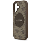 Husă Guess iPhone 17 4G Circle Classic Logo MagSafe, maro – imagine 4