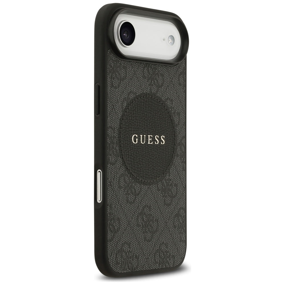 Husă Guess iPhone Air 4G Circle Classic Logo MagSafe, negru – imagine 3