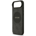 Husă Guess iPhone Air 4G Circle Classic Logo MagSafe, negru – imagine 4