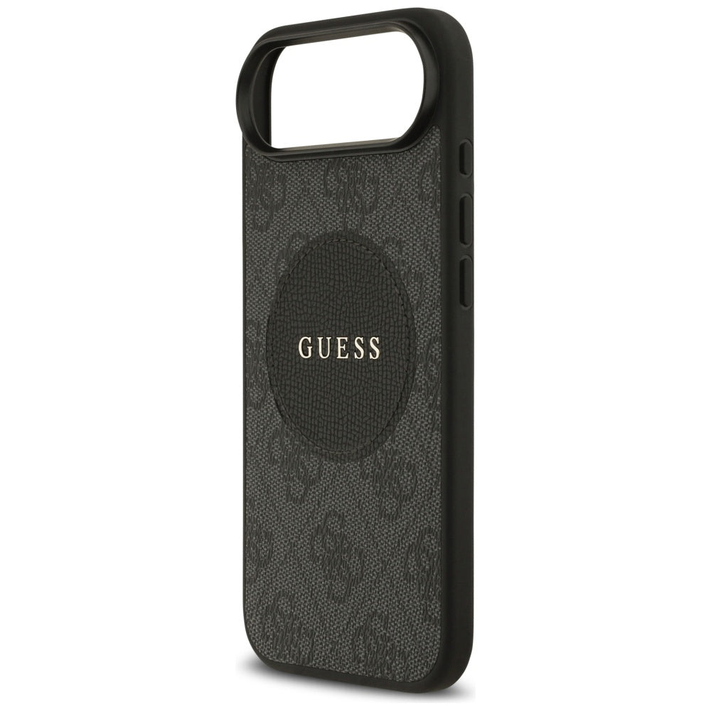 Husă Guess iPhone Air 4G Circle Classic Logo MagSafe, negru – imagine 4