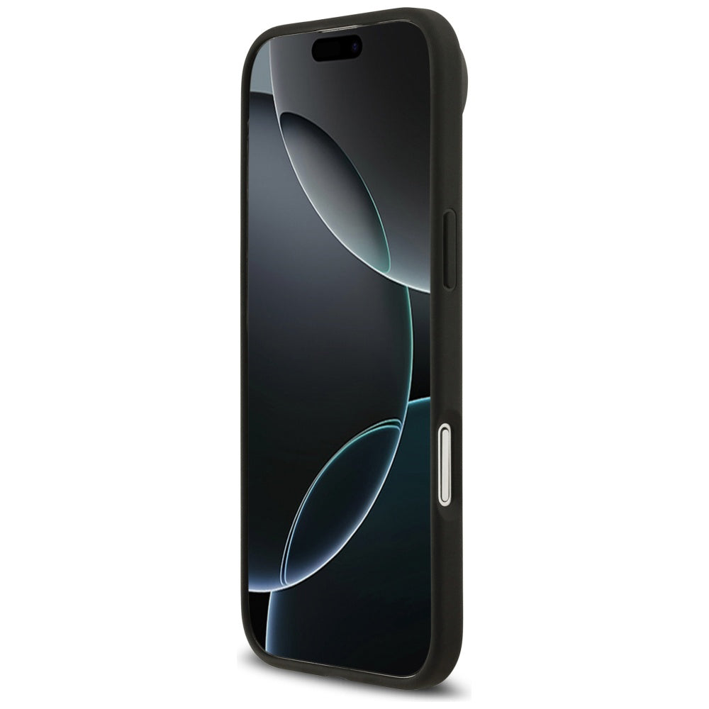 Husă Guess iPhone Air 4G Circle Classic Logo MagSafe, negru – imagine 2