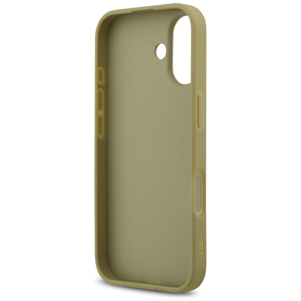 Husă Guess iPhone 17 Fixed Glitter Big 4G, auriu – imagine 5