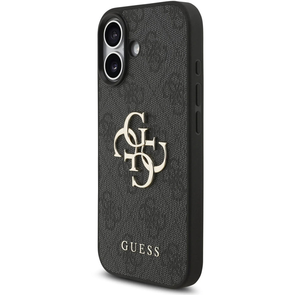 Husă Guess iPhone 17 Hardcase 4G Classic Logo with Strap, negru – imagine 3