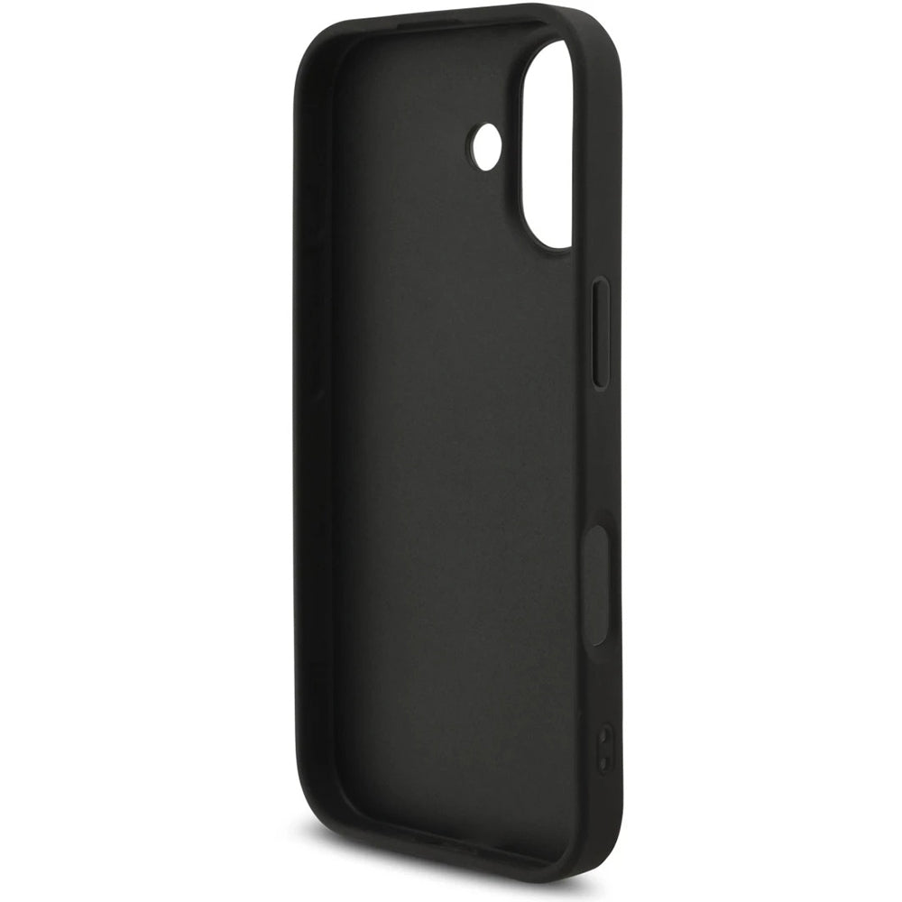 Husă Guess iPhone 17 Hardcase 4G Classic Logo with Strap, negru – imagine 5