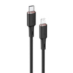 Cablu Acefast C2-01 USB-C la Lightning MFi 30W, 1,2 m – imagine 1