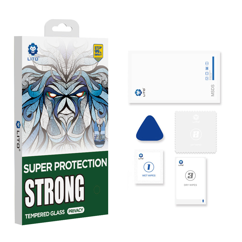 Folie privacy Lito D+ Max Strong iPhone 17 Pro – imagine 3 din 3