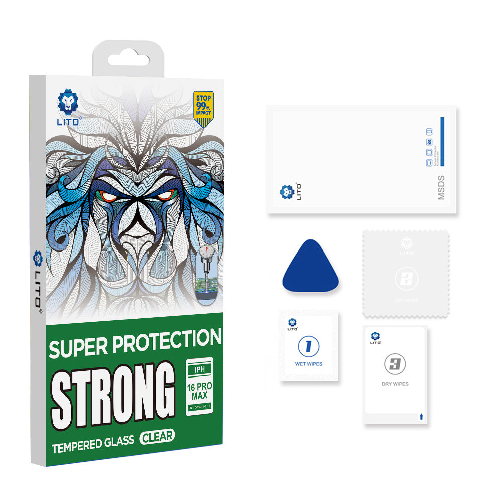Folie sticlă Lito D+ Max Strong iPhone 18 Pro Max / 17 Pro Max – imagine 3 din 3