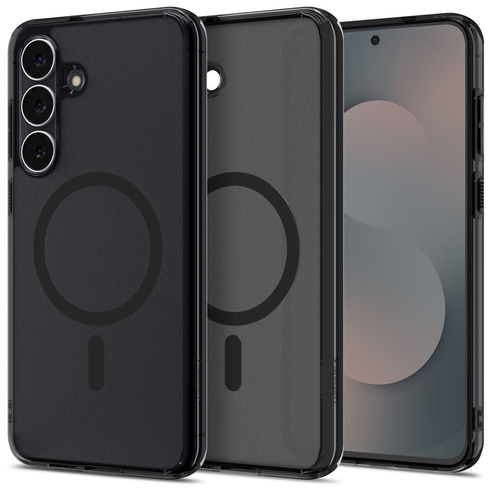 Husă Spigen Ultra Hybrid MagSafe Galaxy S25 FE – Frost Black (negru mat translucid) – imagine 7