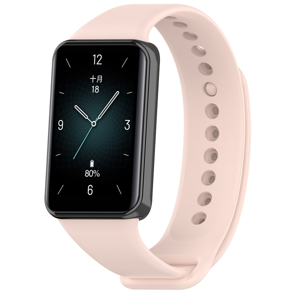 Curea Honor Band 9 Techsuit W014, silicon, roz – imagine 1