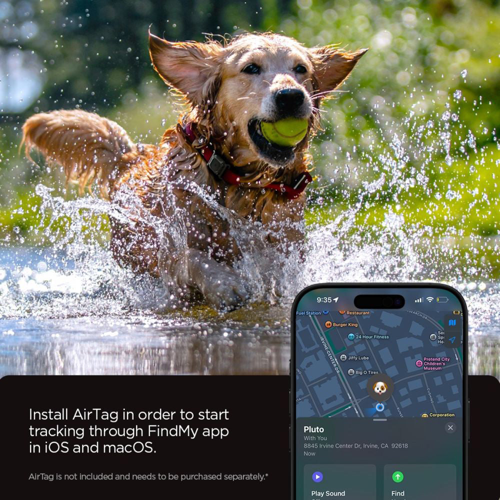 Suport AirTag zgardă Spigen Tough Armor – imagine 4