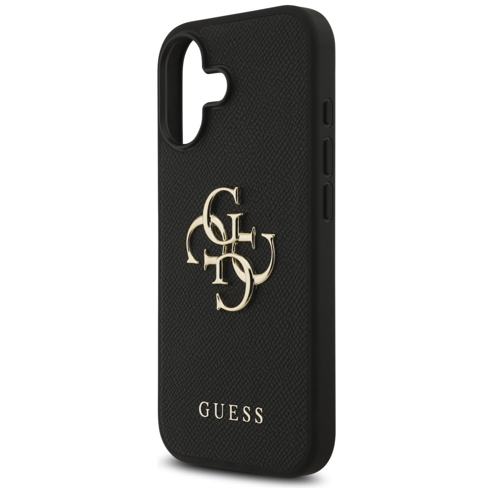 Husă Guess iPhone 17 4G Grained Big and Classic Logo GUHCP17SPGT4MBK – imagine 4