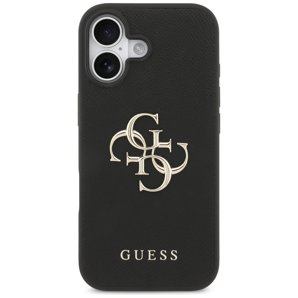 Husă Guess iPhone 17 4G Grained Big and Classic Logo GUHCP17SPGT4MBK – imagine 1