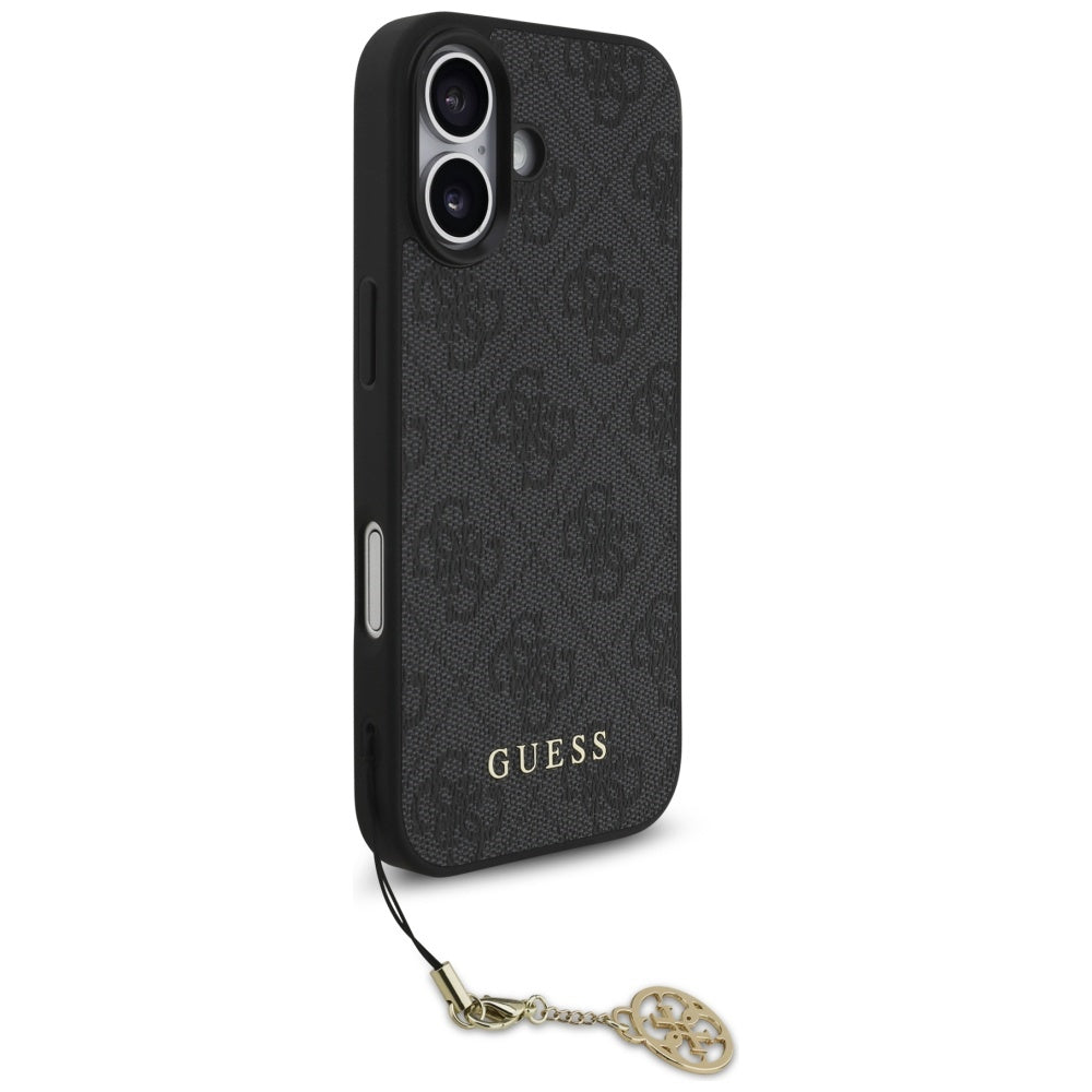 Husă Guess iPhone 17 Hardcase 4G Charm Cradle MagSafe, negru – imagine 2