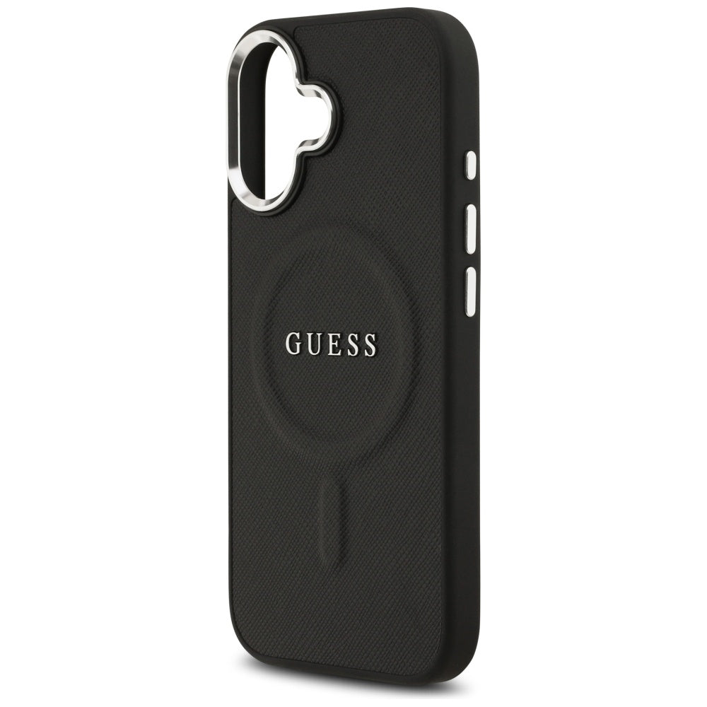 Husă Guess iPhone 17 Hardcase Classic Logo MagSafe, negru – imagine 4