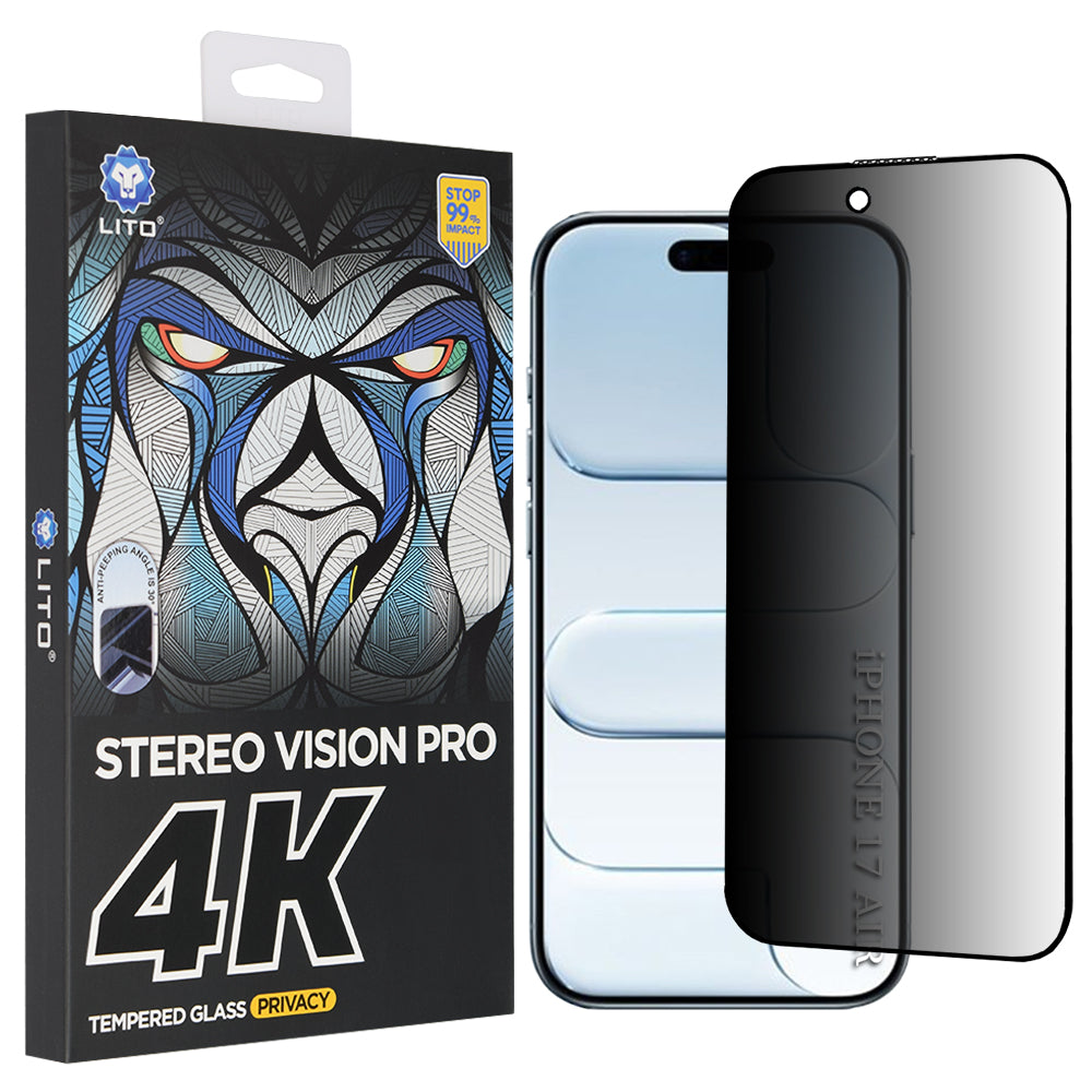 Folie privacy Lito D+ Max 4K iPhone Air – imagine 1 din 3