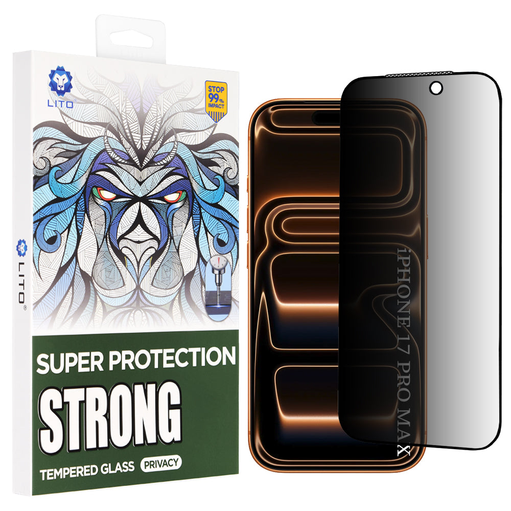 Folie privacy Lito D+ Max Strong iPhone 17 Pro Max – imagine 1 din 3