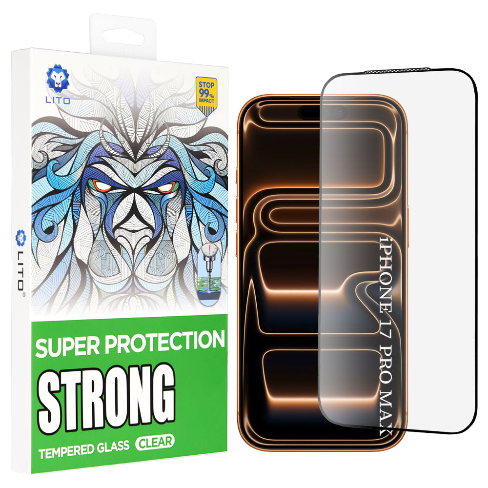 Folie sticlă Lito D+ Max Strong iPhone 18 Pro Max / 17 Pro Max – imagine 1 din 3